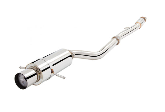 X-Force Cat-Back Exhaust System w/Straight Out Cannon Muffler - 2002-2007 Subaru WRX / STI