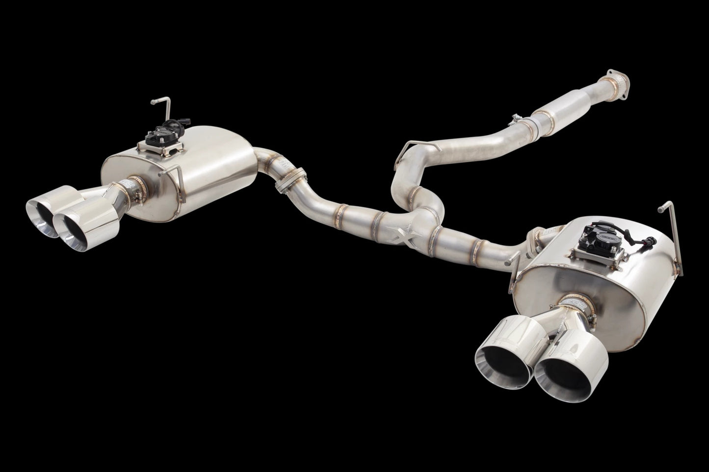 X-Force Stainless Steel 3" High Flow Cat-Back System with Varex Rear Mufflers - 2011-2021 Subaru WRX / STI Sedan