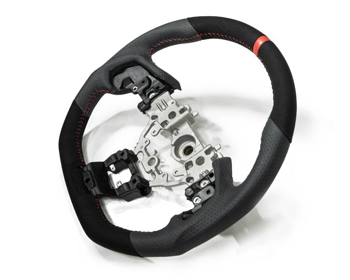 22-24 Subaru WRX FactionFab Steering Wheel - Leather/Suede