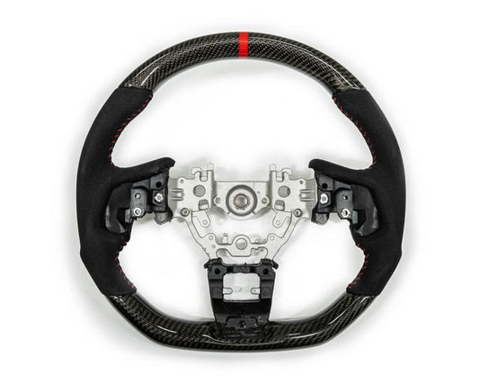 22-24 Subaru WRX FactionFab Steering Wheel - Carbon/Suede