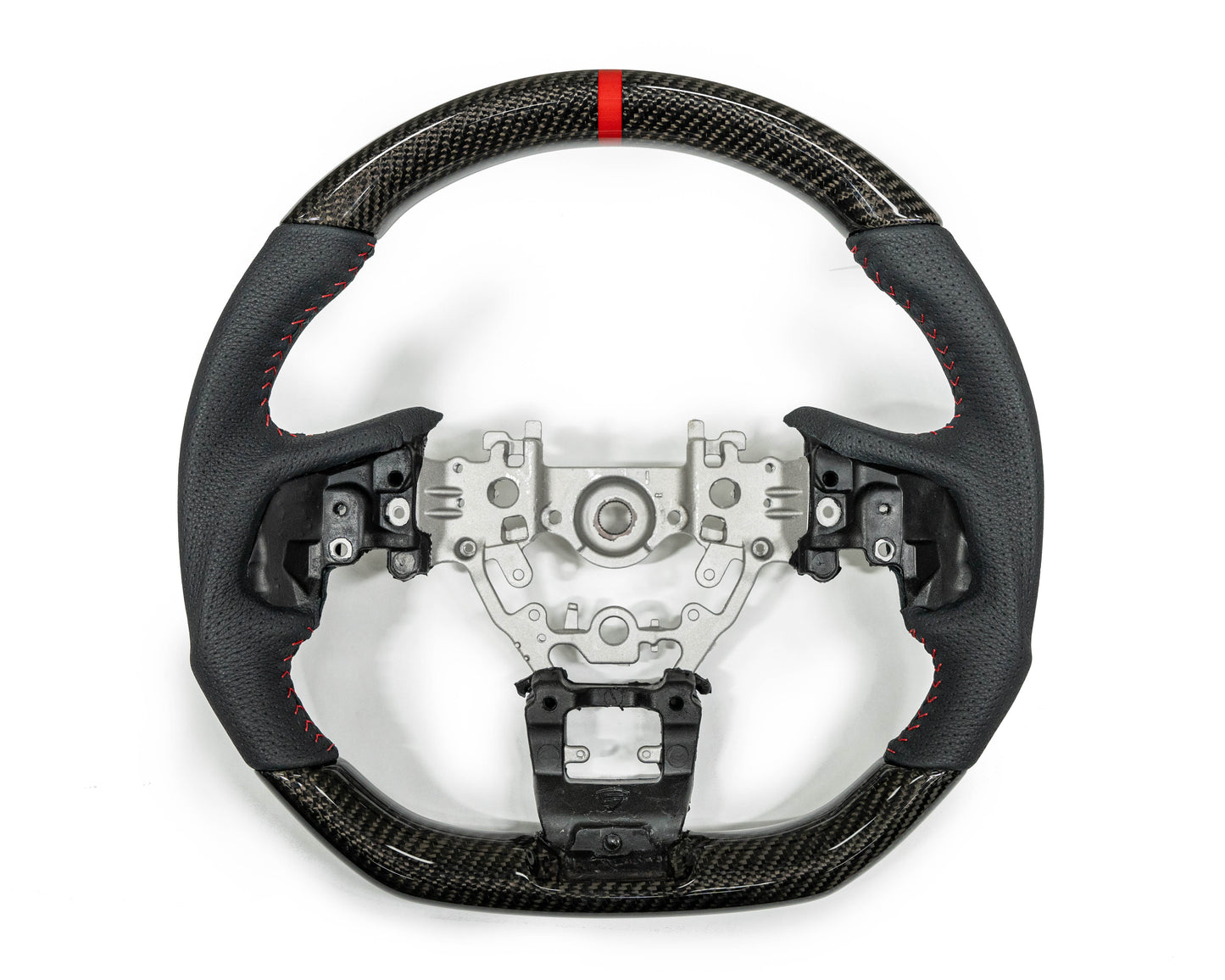 22-24 Subaru WRX FactionFab Steering Wheel - Carbon/Leather