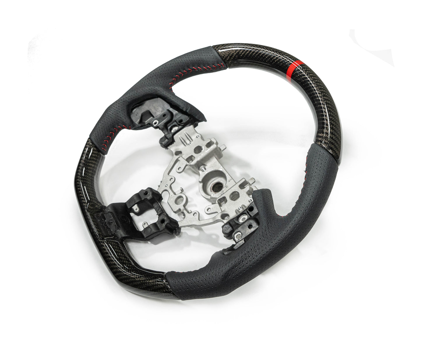 22-24 Subaru WRX FactionFab Steering Wheel - Carbon/Leather