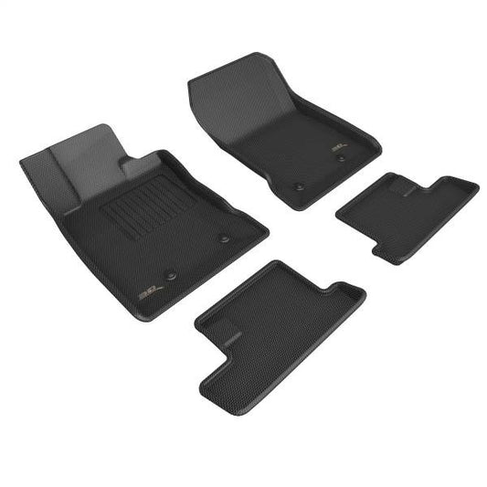 3D MAXpider Custom Fit Kagu Floor Mat  - Full Set - Black - 2022-2024 Subaru BRZ