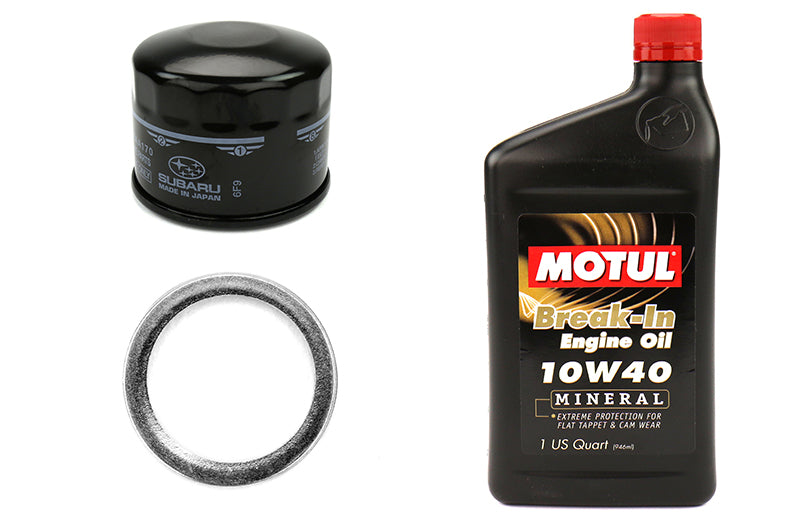 WRX Engine Break-In Kit w/ Motul Break In Oil, OEM filter, & Washer - 2015-2021 Subaru WRX