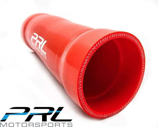 PRLPRL-HC10-INT-HOSE-RED PRL Motorsports 2016+ Honda Civic 1.5T stage 1 silicone intake hose - front view,