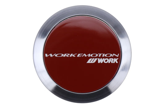 Work Wheels Emotion Center Cap Flat Type Red - Universal