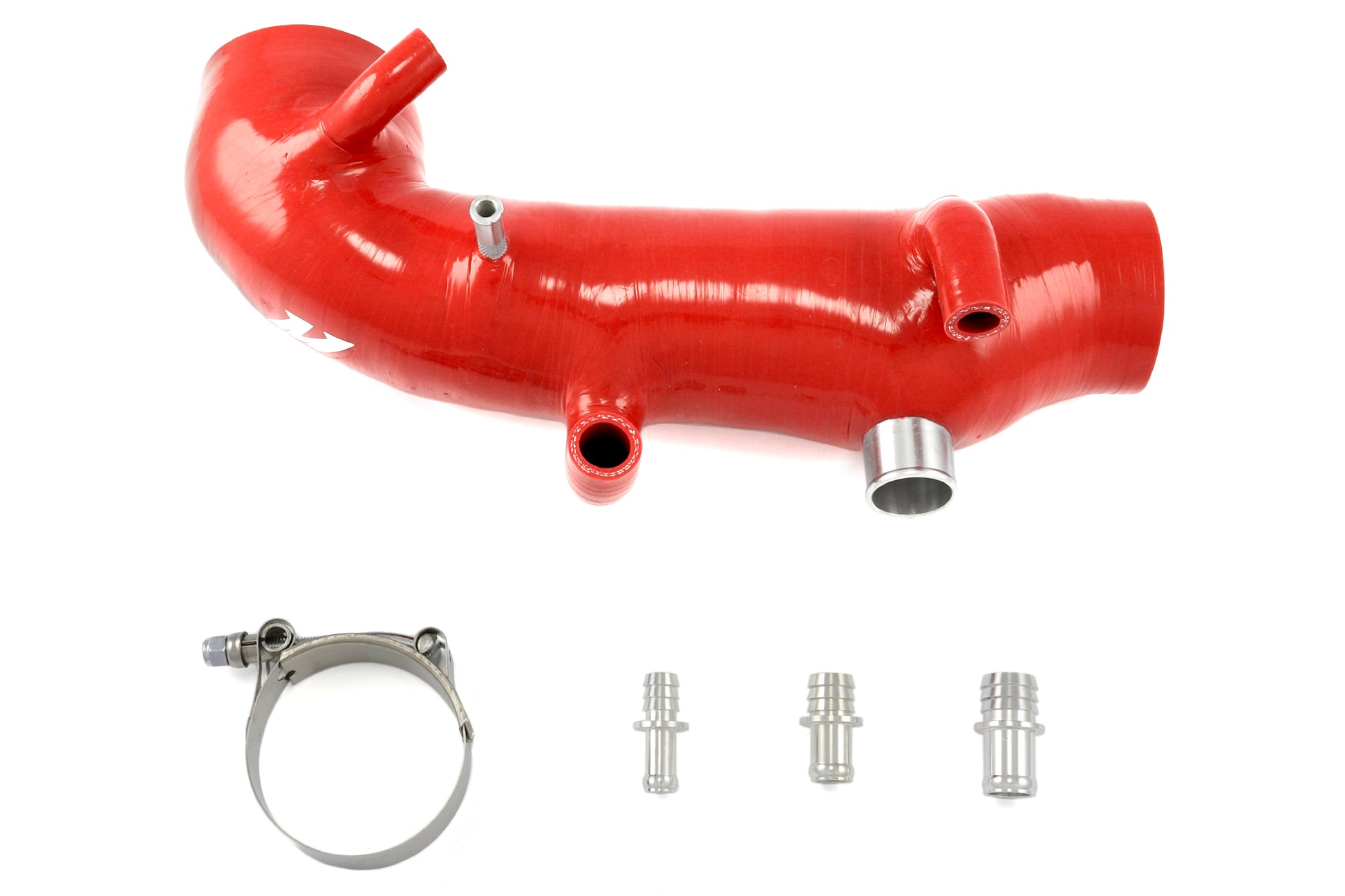 MIMMMHOSE-SUB-IHRD Mishimoto Silicone Air Induction Hose - 2015+ WRX / 2015+ STI-Red,