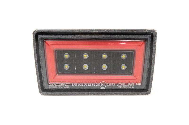 OLMA.70219.2 OLM F1 Style 4th Brake Light V2 w/Clear Lens, Gloss Black Base, Red Bar - Subaru WRX / STI 2015-2021 | A.70219.2,