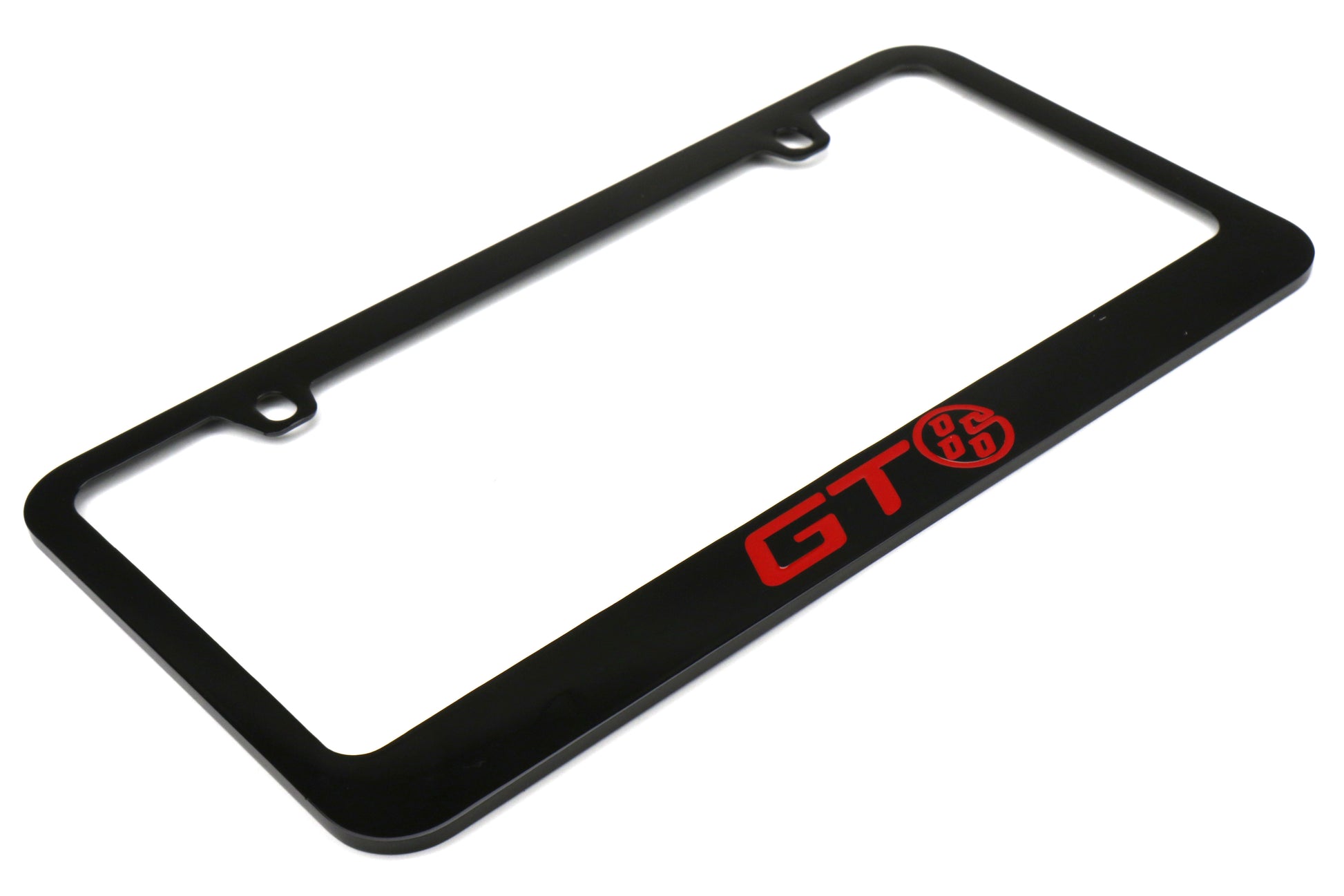 FTSLF-GT86RD-BLK Toyota Red GT86 Logo License Plate Frame - 2013+ BRZ,