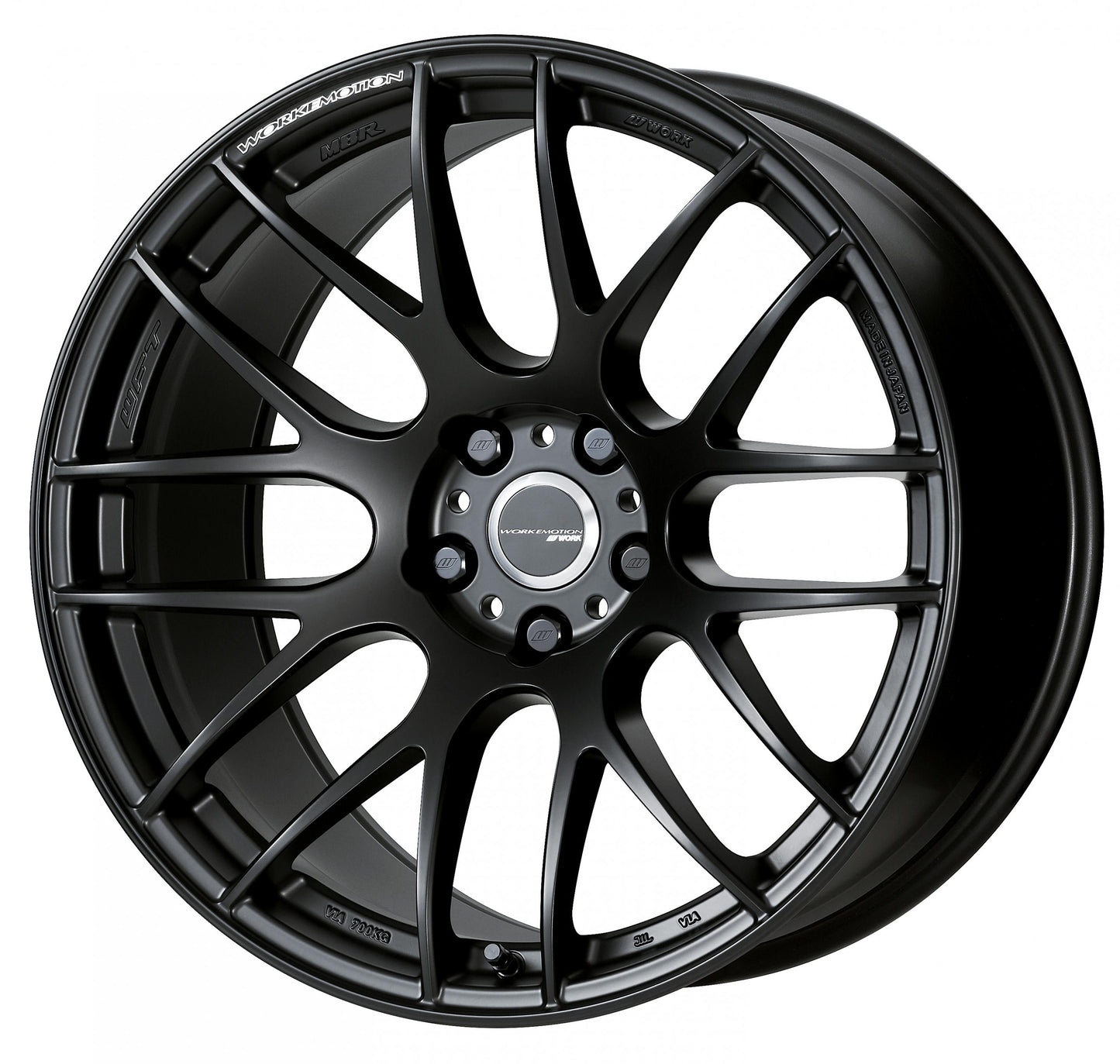 WORWM8R189538YMBL Work Emotion M8R 18x9.5 +38mm Matte Black - 2015+ WRX / 2015+ STIx4,