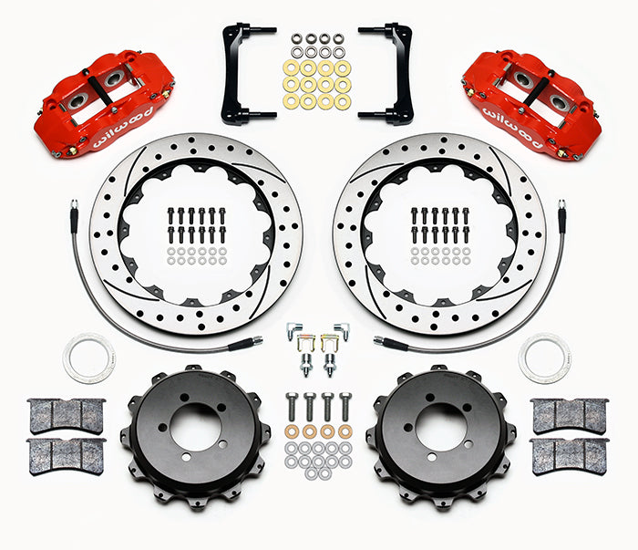 WIL140-12871-DR Wilwood 4R Drilled Rear (Red) - 2013+ FT86,