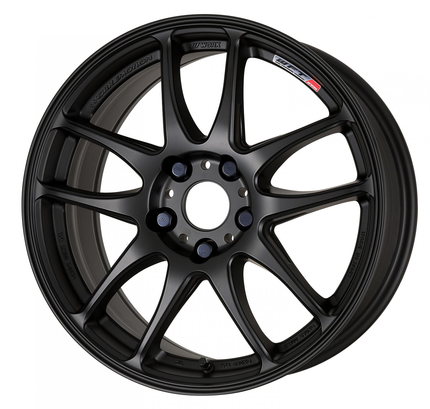 WORWCK188538ZMBL Work Emotion CR Kiwami 18x8.5 +38mm Matte Black - 2013+ FT86,