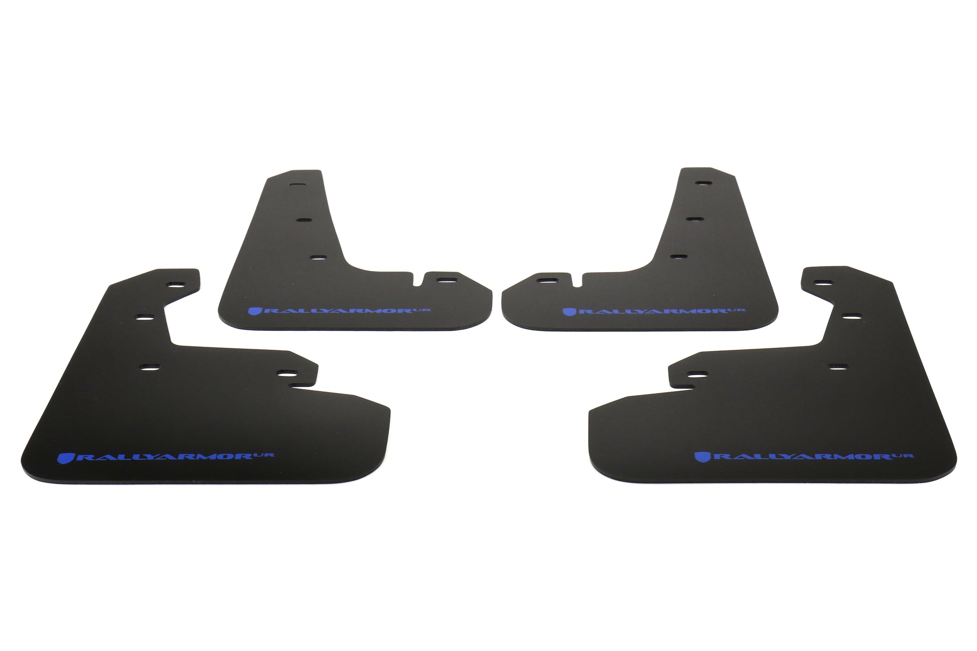 RALMF45-UR-BLK/BL Rally Armor Mud Flaps - 2017+ Impreza-Black Mud Flap with Blue Logo,