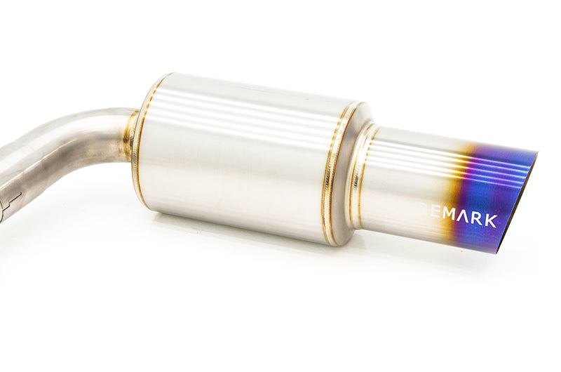 REMRK-C1063T-03T Remark R1-Spec Catback Exhaust Burnt Titanium Tip -,
