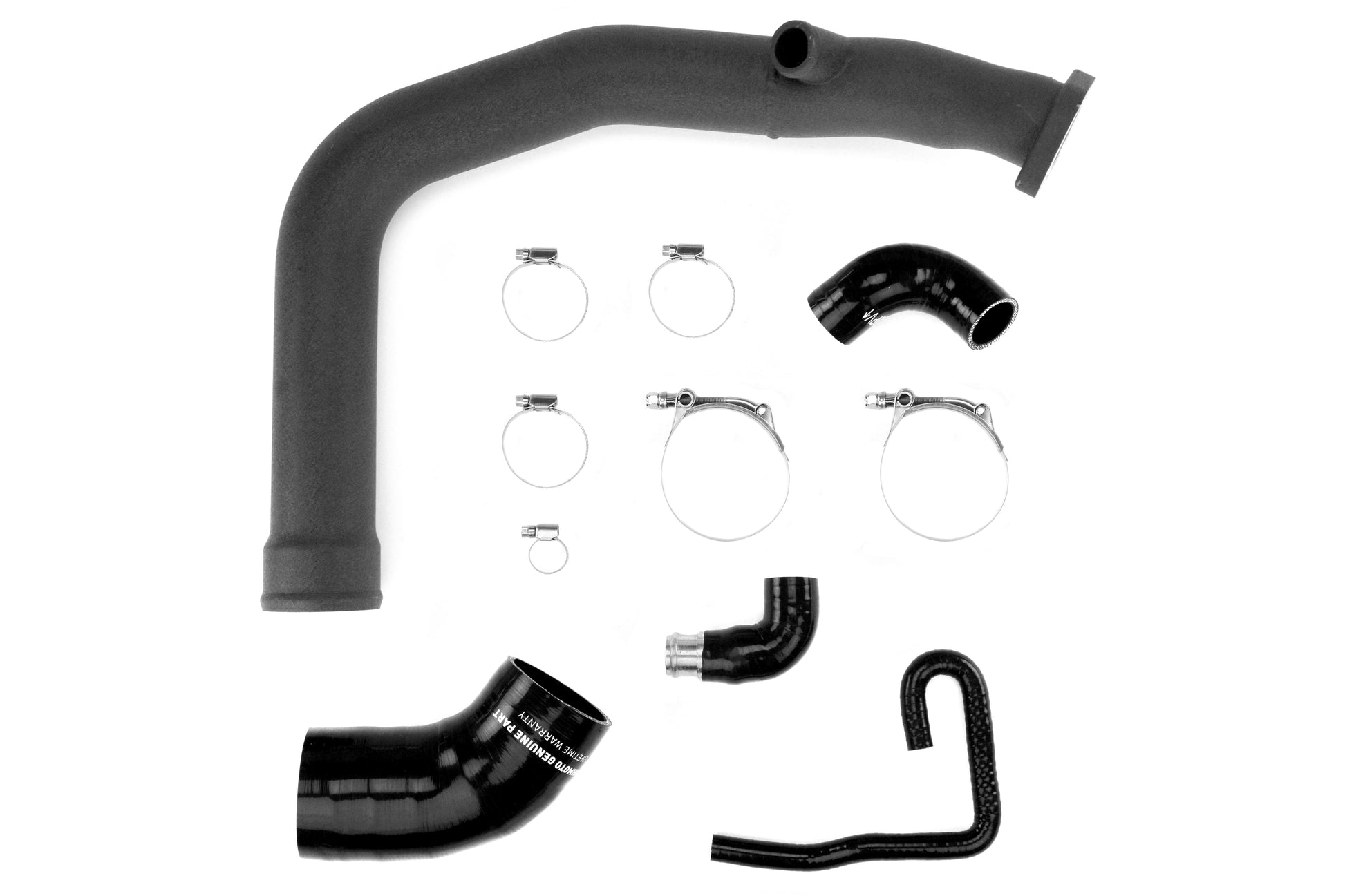 MIMMMTMIC-WRX-15BBK Mishimoto Performance Top Mount Intercooler and Charge Pipe Kit - 2015+ WRX-Black Pipe, Black Intercooler,