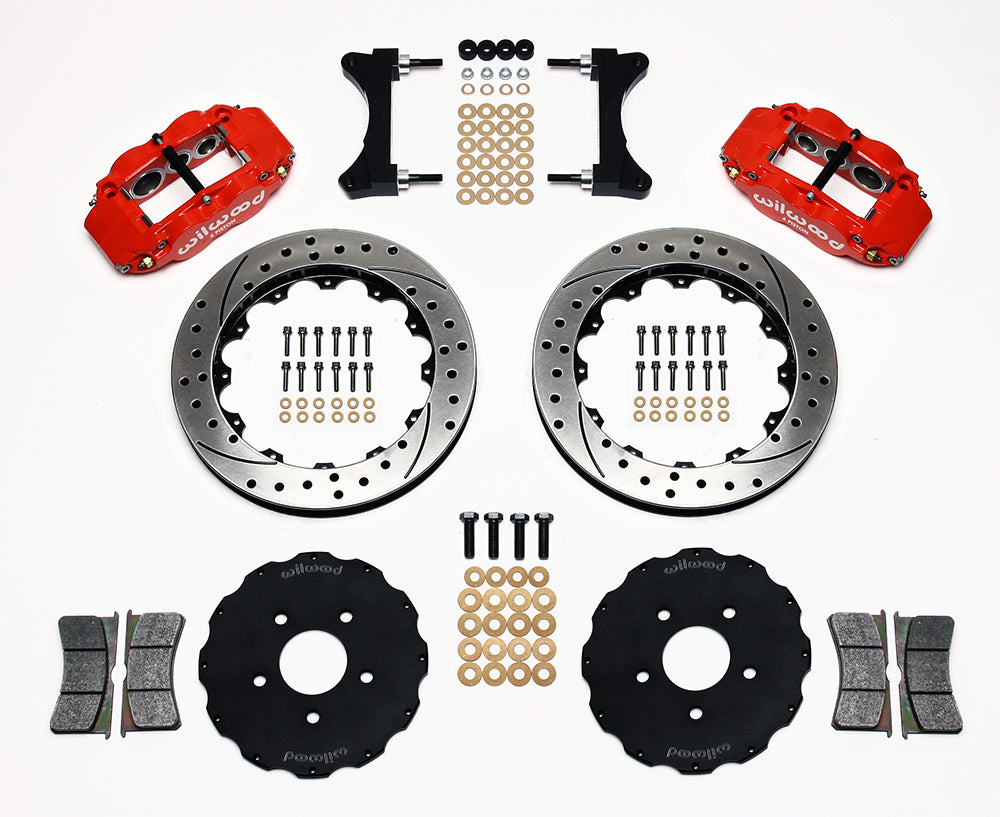 WIL140-9284-DR-9287-KIT Wilwood FNSL6R 13.06in Front Kit w/ Brake Lines,