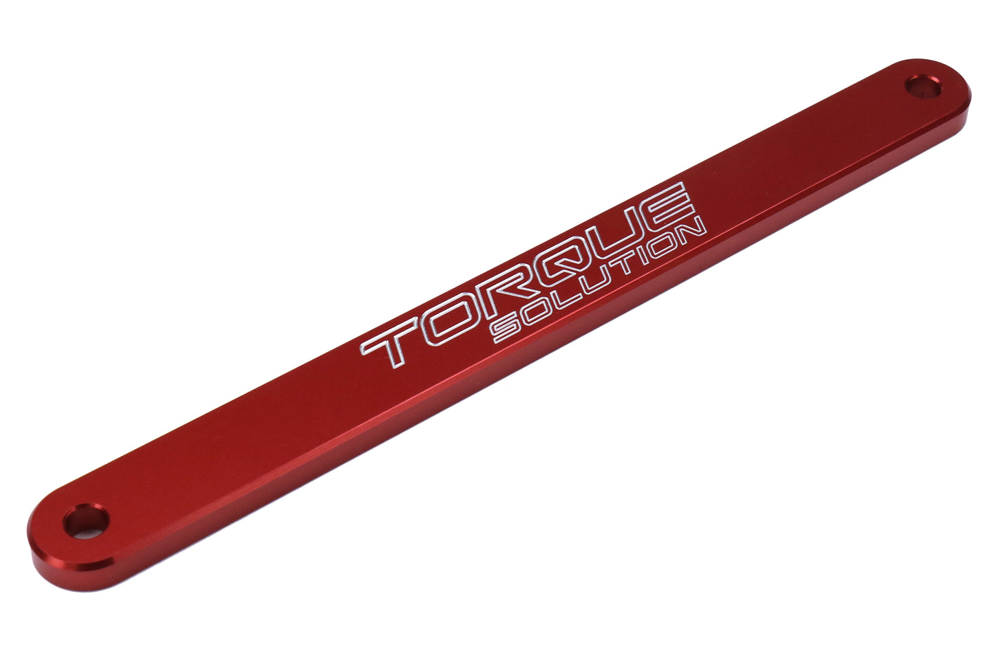 Torque Solution Small Battery Tie Down Red - 2002-2007 Subaru WRX / STI