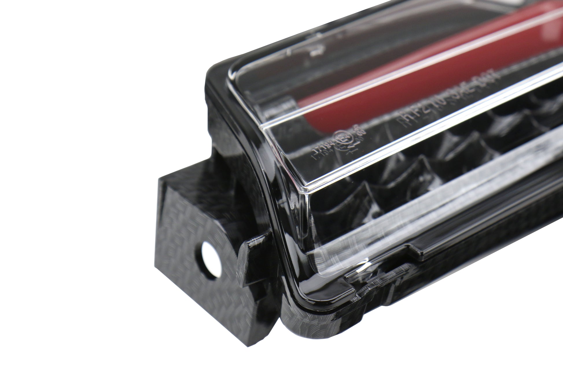 OLMA.70182.2 OLM VL Style Sequential 4th Brake Light / Reverse Light (Clear Lens, Carbon Look Base, Red Bar) - 2013-2020 FRS / BRZ / 86,