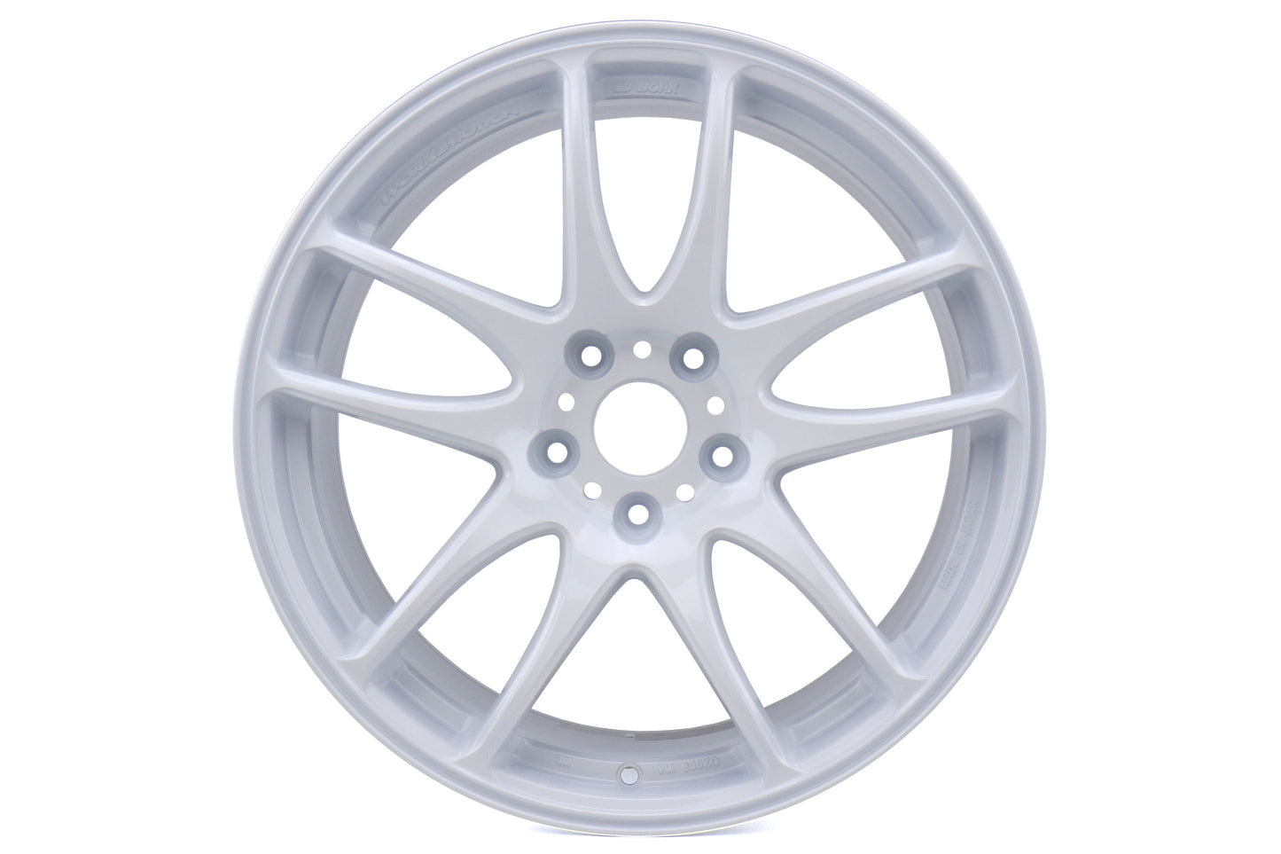 WORWCK189538YWHT Work Emotion CR Kiwami 18x9.5 +38mm White - 2015+ WRX / 2015+ STI,