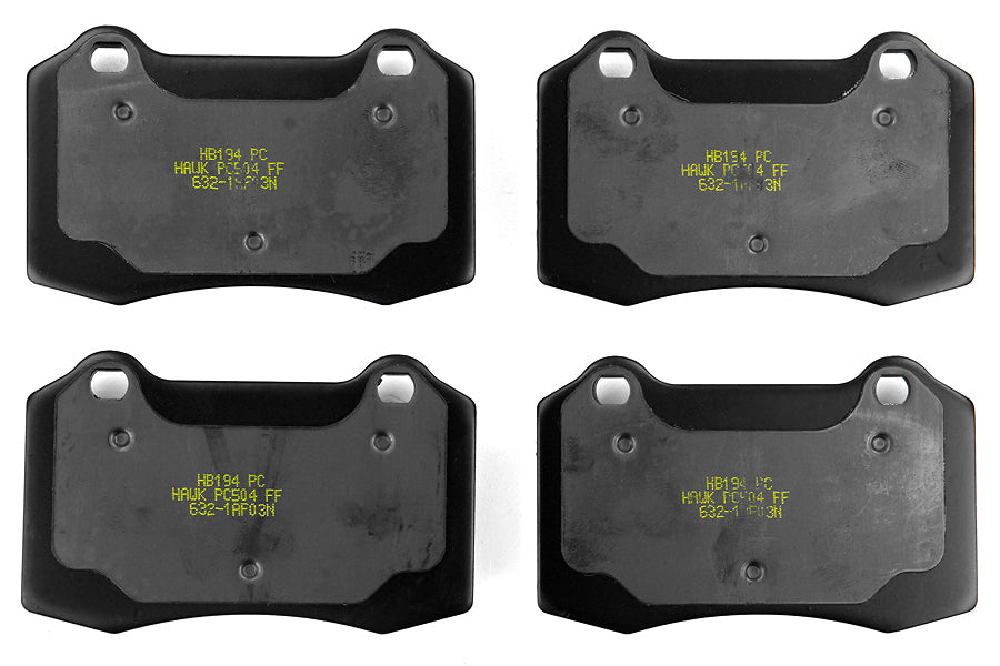 04-07 Volvo S60 V70 08-13 Challenger 06-12 Charger 06-07 Magnum 10-13 Camaro Hawk Performance Ceramic Rear Brake Pads