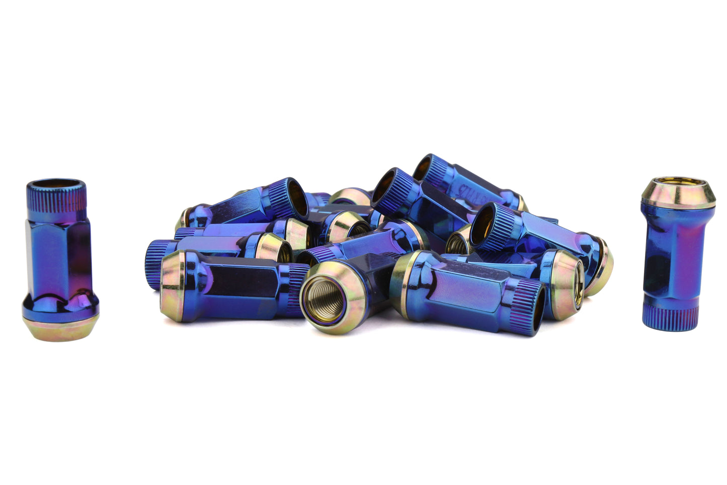 KIC32935UN Muteki SR45R Open Ended Lugs (Various Colors) - 2015+ WRX / 2015+ STI / 2013+ FT86 / 2014+ Forester-Burned Blue Neon,