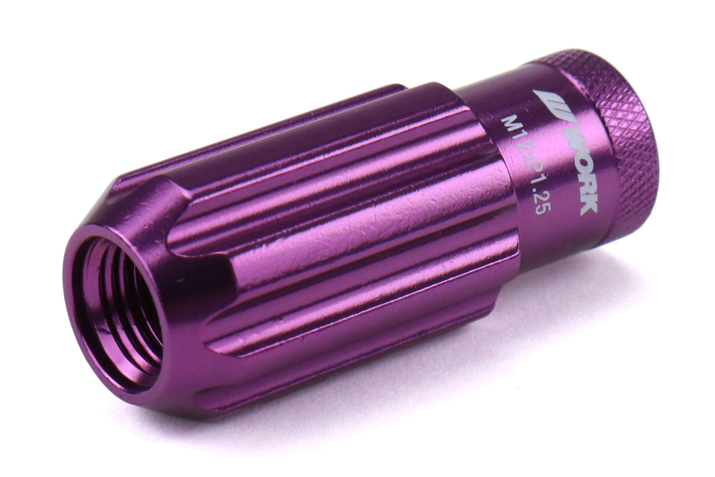 WORWRCM12X1.25PUO Work Wheels RS-R Open End Lug Nuts - 2015+ WRX / 2015+ STI / 2013+ FT86 / 2014+ FORESTER-Purple,