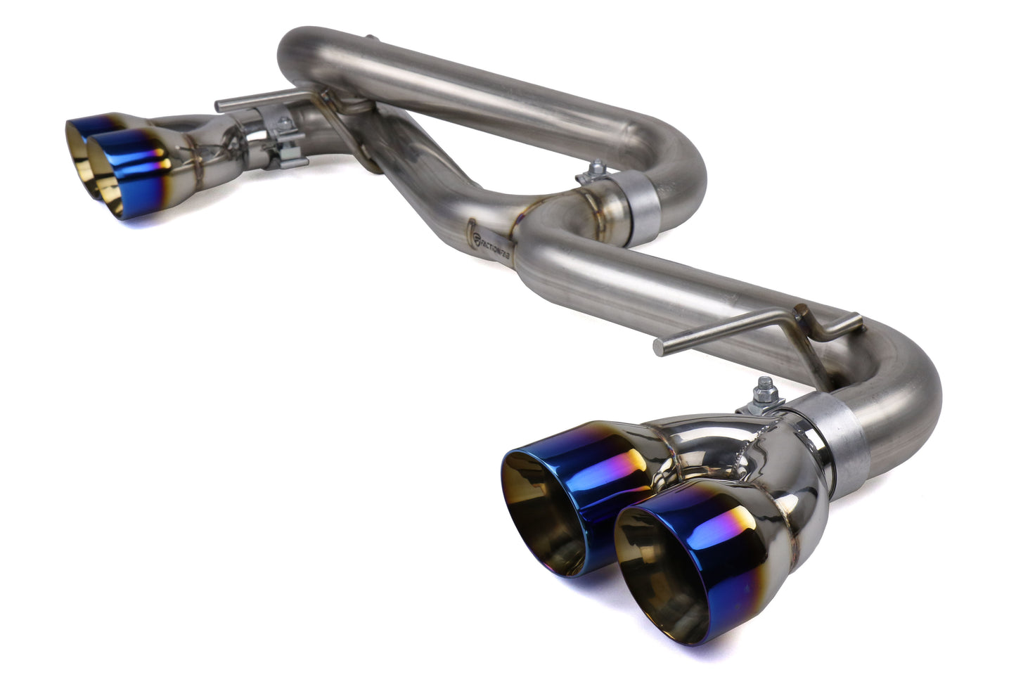 FFA1.10200.2 FactionFab Axle Back Exhaust w/ Burnt Tips,