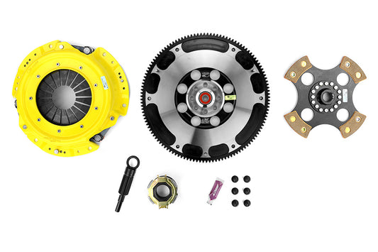 ACT Heavy Duty Solid 4-Puck Disc Clutch Kit Flywheel Included - 2013-2021 Scion FR-S / Subaru BRZ / Toyota 86