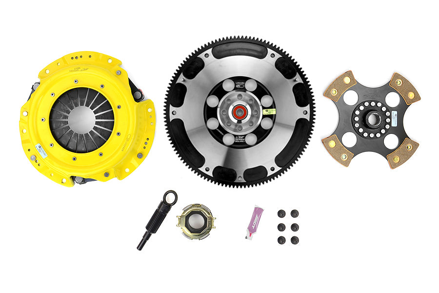 ACT Heavy Duty Solid 4-Puck Disc Clutch Kit Prolite Flywheel Included -  2013-2021 Scion FR-S / Subaru BRZ / Toyota 86