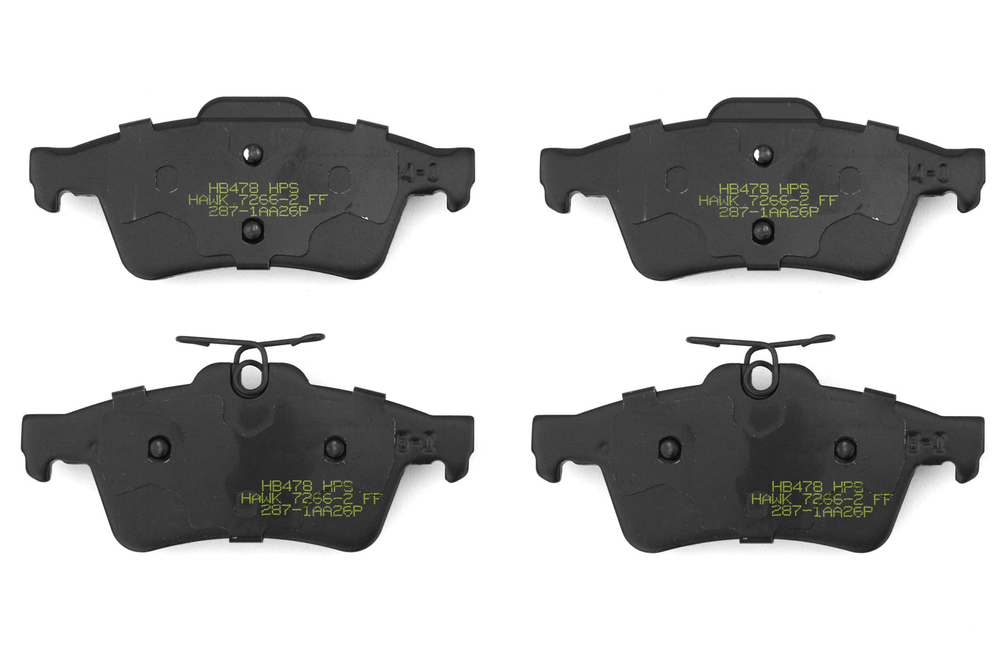 13-14 Focus 04-13 Mazda 3 Hawk HPS Rear Brake Pads