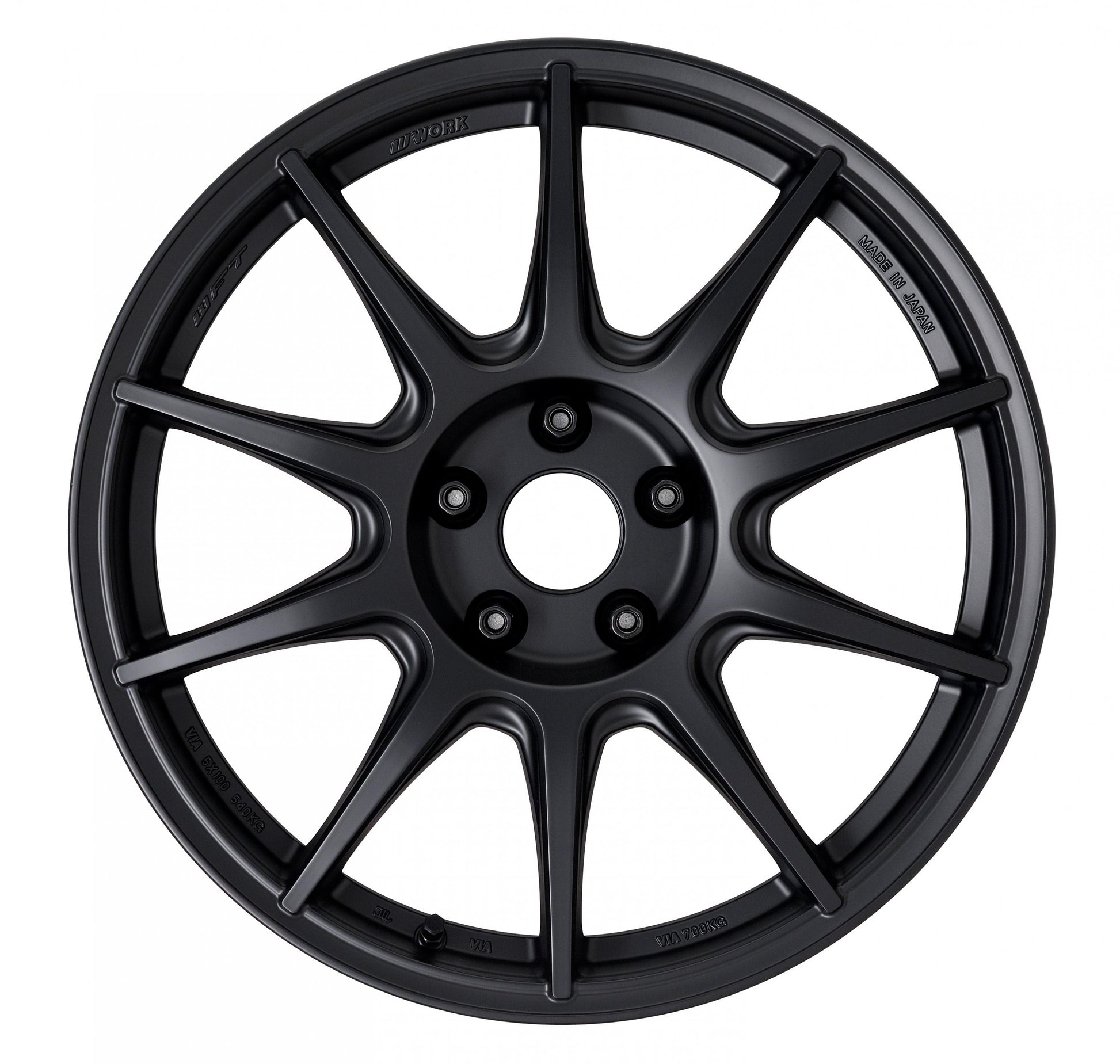 WORWMCO188538ZMBL Work M.C.O Racing Type CS 18x8.5 +38mm Matte Black - 2013+ FT86,