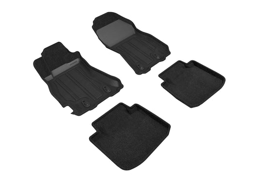 3D MAXpider Elegant Hybrid Floor Liners - Black - 2015-2019 Subaru Legacy / Outback