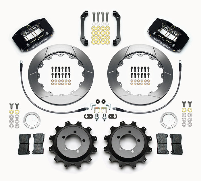 Wilwood DPR 12.88in Rear Kit Black - 2006-2007 Subaru WRX