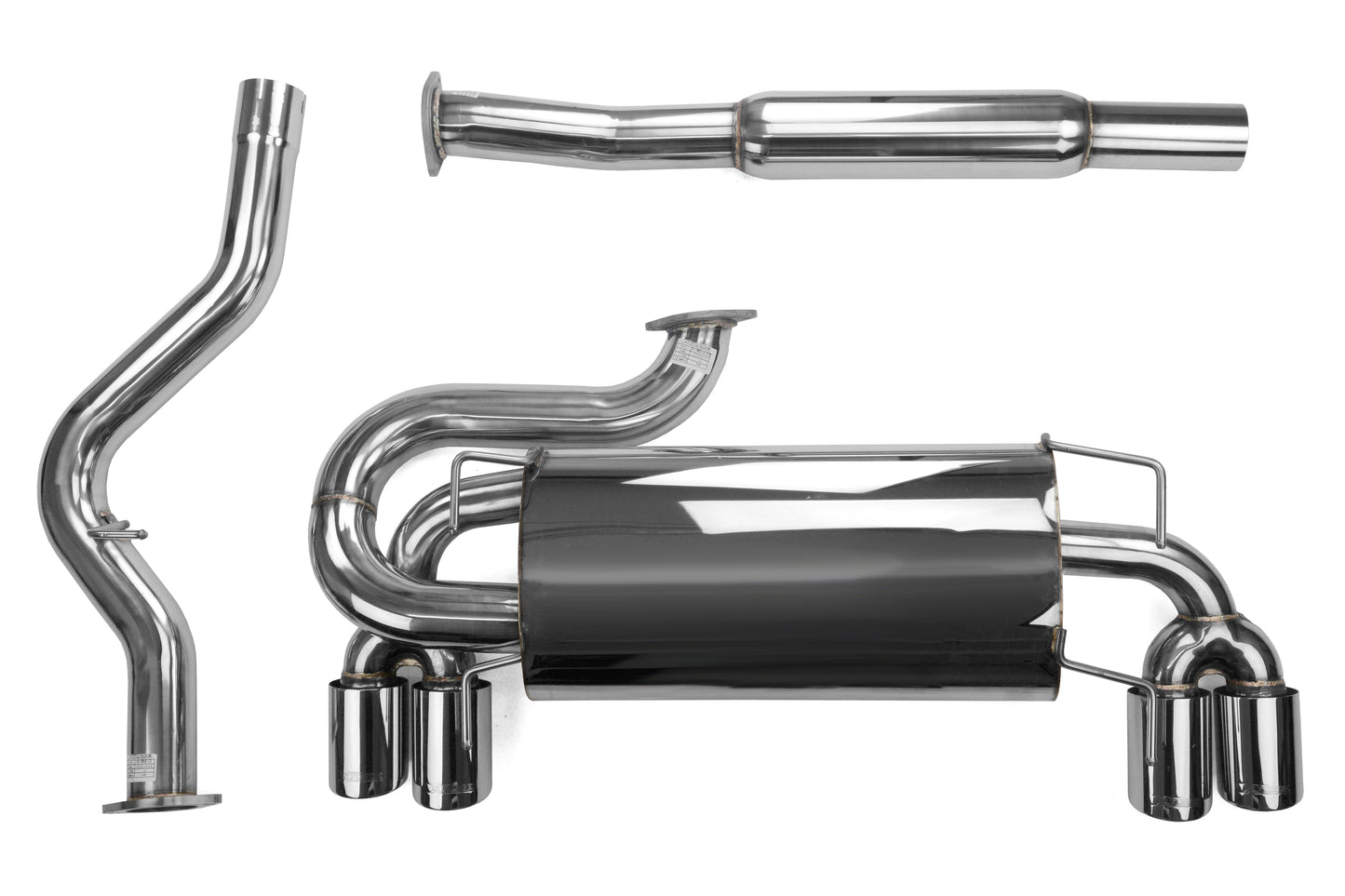 X-Force Cat Back Exhaust - 2008-2014 Subaru STI Hatchback  / 2011-2014 WRX Hatchback