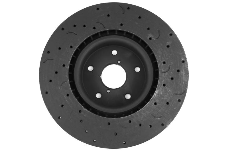 HWKHTC4914 Hawk Talon Brake Rotors Cross Drilled and Slotted Front,