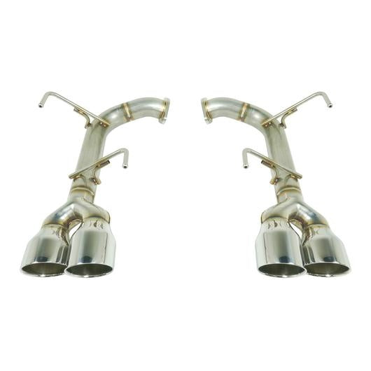 REMRO-TSVA-D4 Greddy Remark Axleback Exhaust 4in Tip - 2015+ WRX / STI-Stainless Tips-Double Wall,