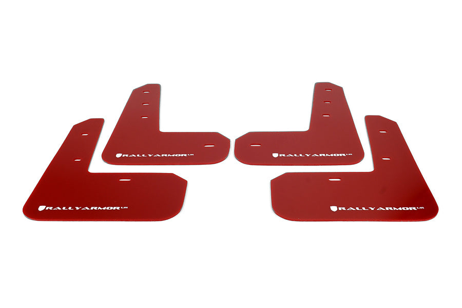 RALMF23-UR-RD/WH Rally Armor Mud Flaps (Red/White) - 2013+ FT86,