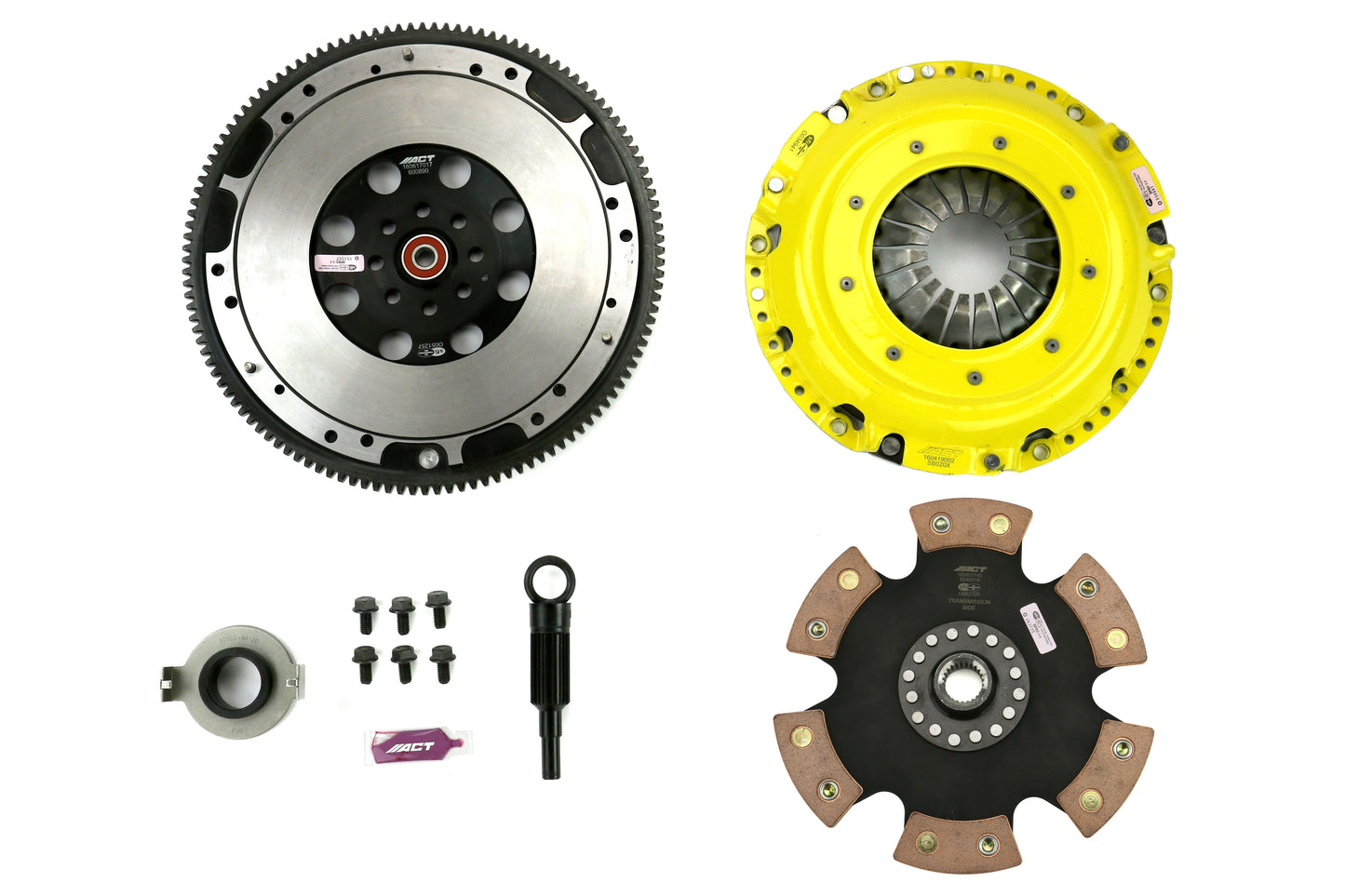 ACTSB11-XTR6 ACT XT Race Rigid 6 Pad Clutch Kit w/ Flywheel - 2006-2014 Subaru WRX / 2005-2009 Subaru Legacy GT,