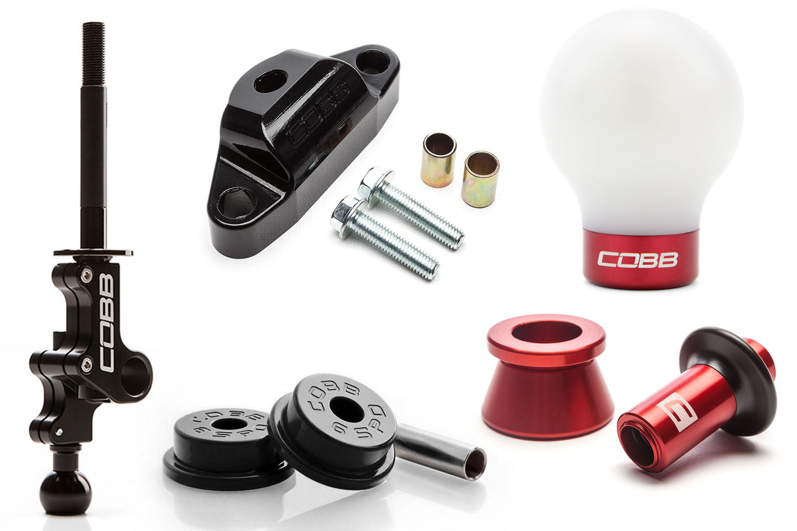 COB215X02P-RD-W-RD COBB Tuning Stage 2+ Drivetrain Package,