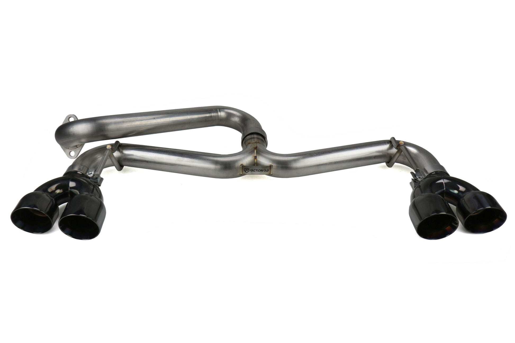 FFA1.10200.3 FactionFab Axle Back Exhaust Black Tip - 2008-2014 Subaru STI Hatchback / 2011-2014 Subaru WRX Hatchback,