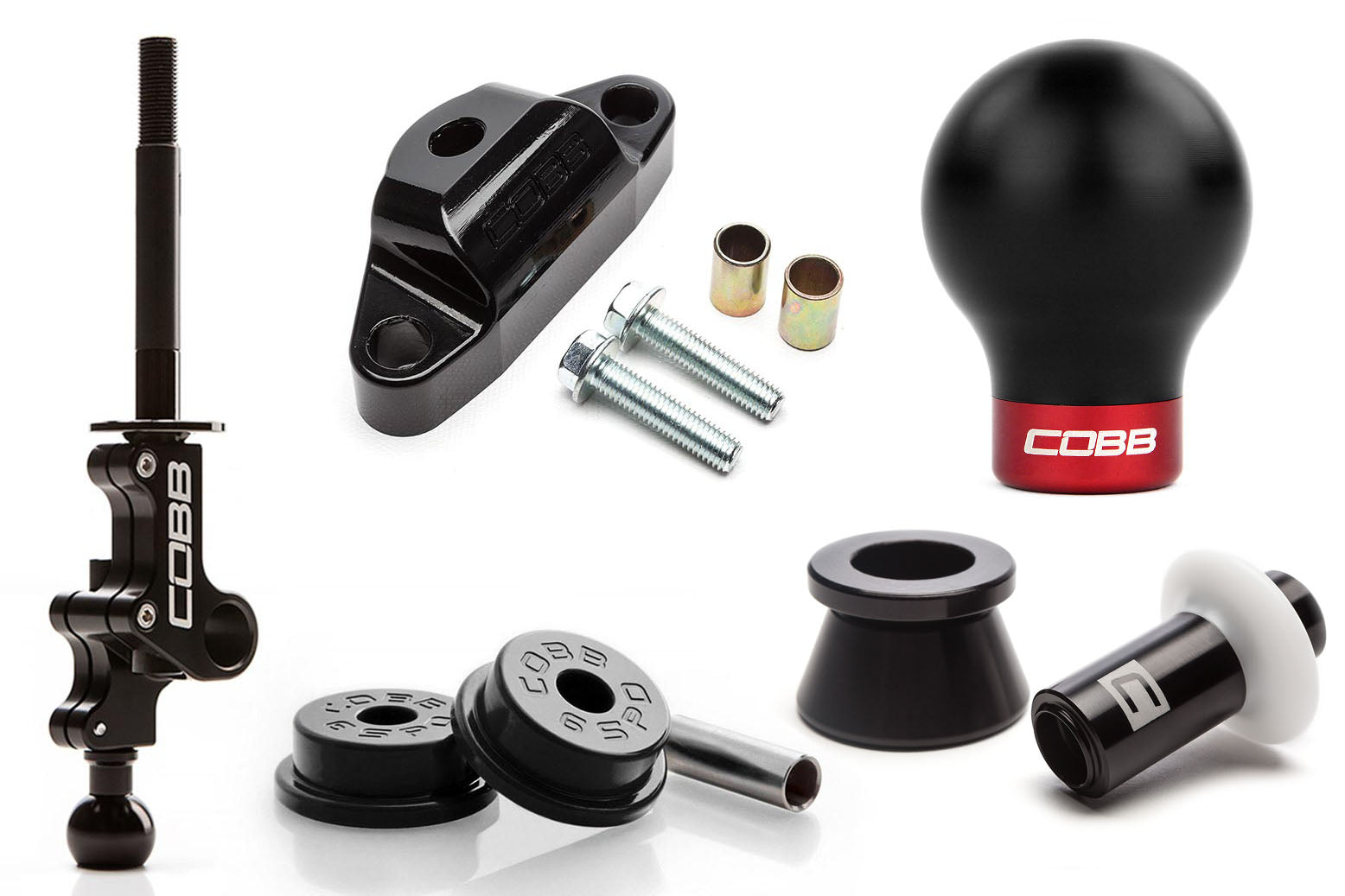 COB215X02P-W-BK-RD COBB Tuning Stage 2+ Drivetrain Package,