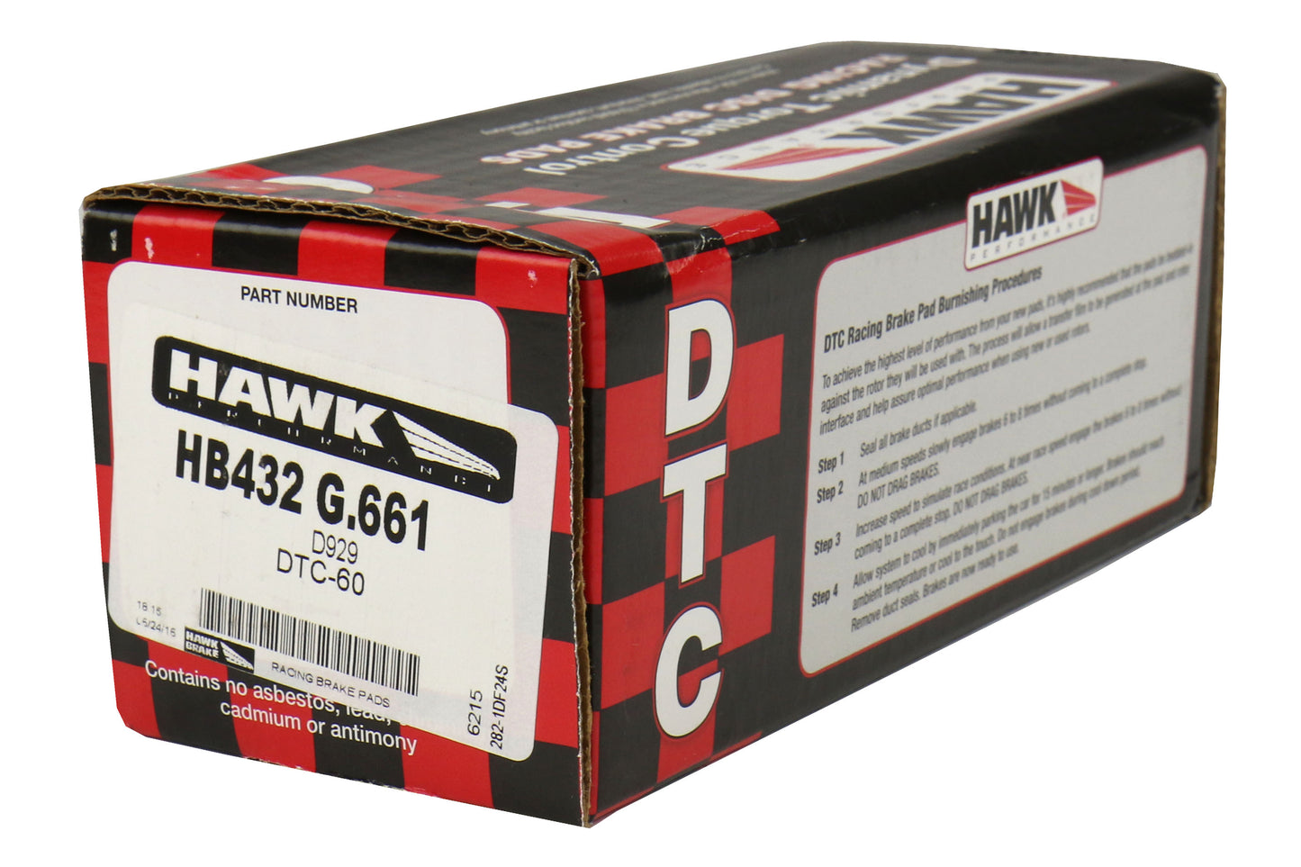 HWKHB432G.661 Hawk DTC-60 Brake Pads (Front) - 2013+ FT86 / 2014+ Forester,