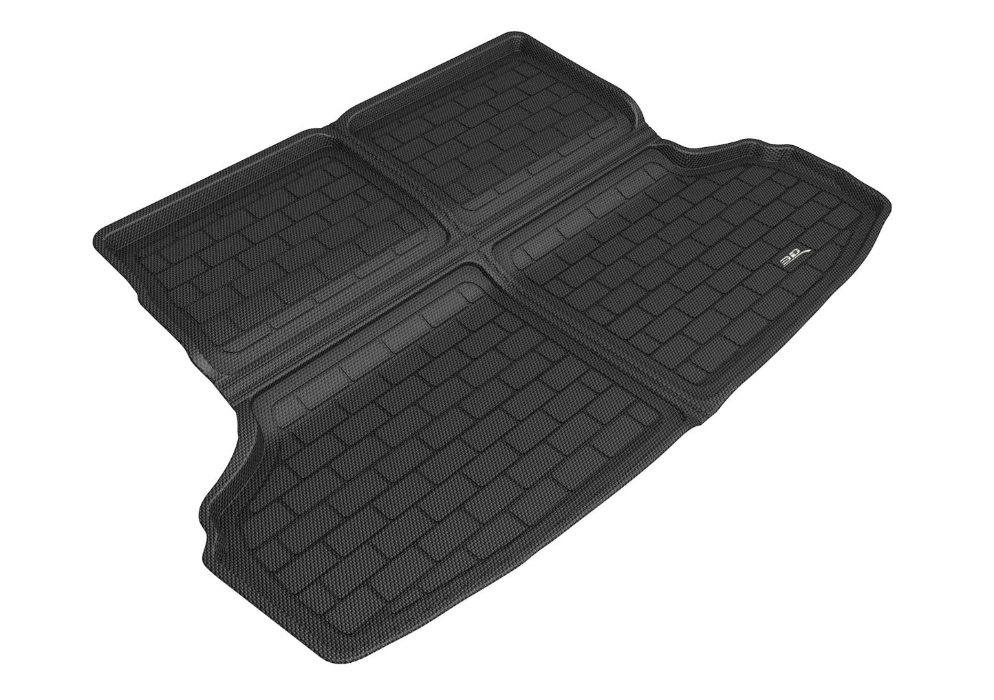 3D MAXpider KAGU Cross Fold Trunk Floor Liner - Black - 2008-2014 Subaru Impreza