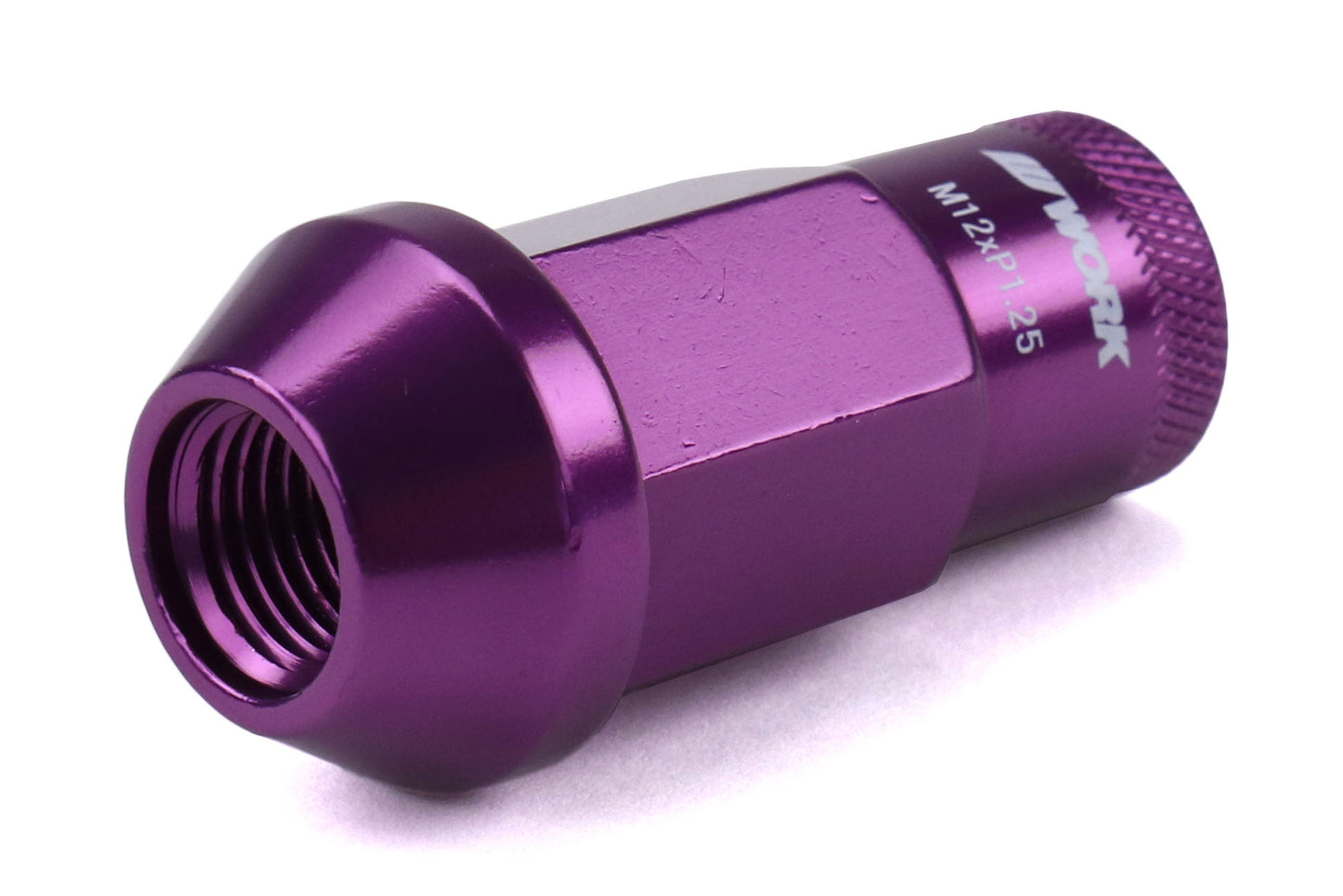 WORWRCM12X1.25PUO Work Wheels RS-R Open End Lug Nuts - 2015+ WRX / 2015+ STI / 2013+ FT86 / 2014+ FORESTER-Purple,