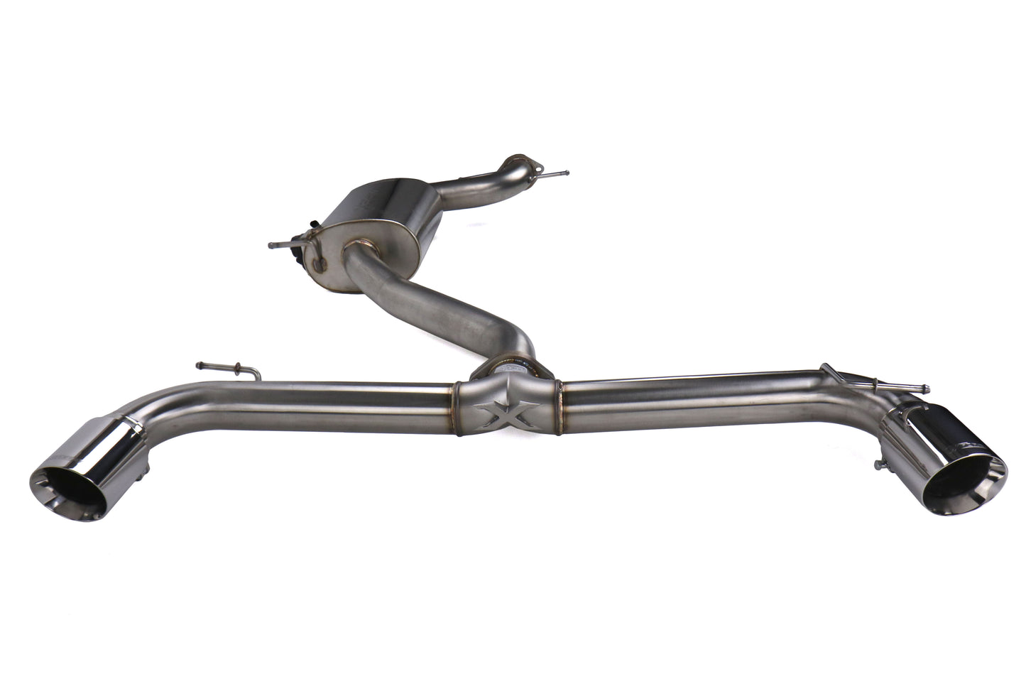 X-Force Stainless Steel Cat-Back System w/ Varex Mufflers - 2010-2014 Volkswagen GTI