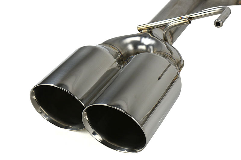 REMRO-TSVA-D4 Greddy Remark Axleback Exhaust 4in Tip - 2015+ WRX / STI-Stainless Tips-Double Wall,