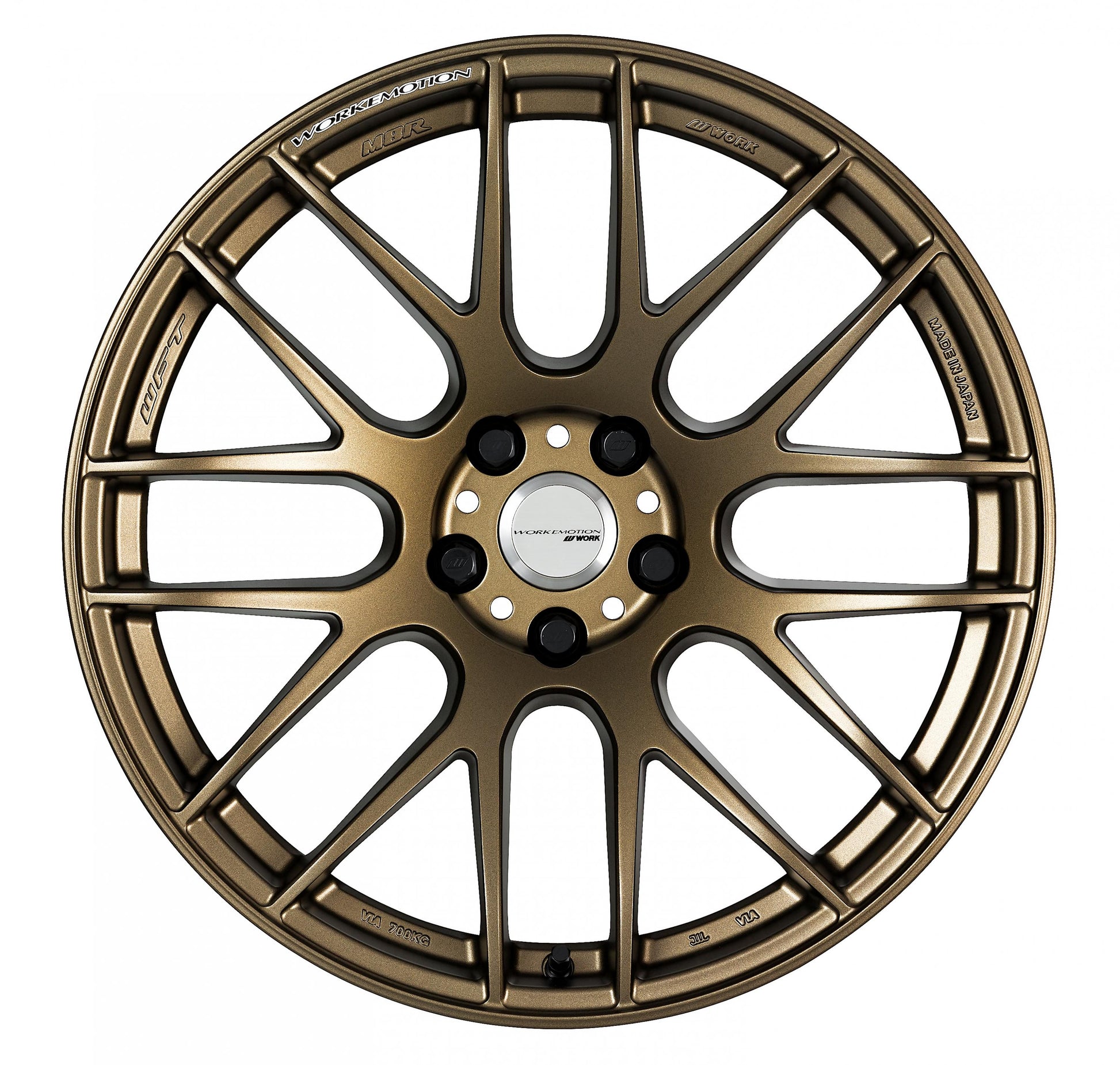 WORWM8R189538YAHG Work Emotion M8R 18x9.5 +38mm Matte Bronze - 2015+ WRX / 2015+ STIx4,