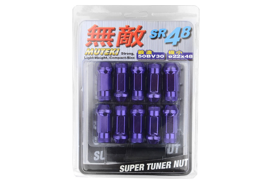 MUT32905L Muteki SR48 Open End Lug - Purple,