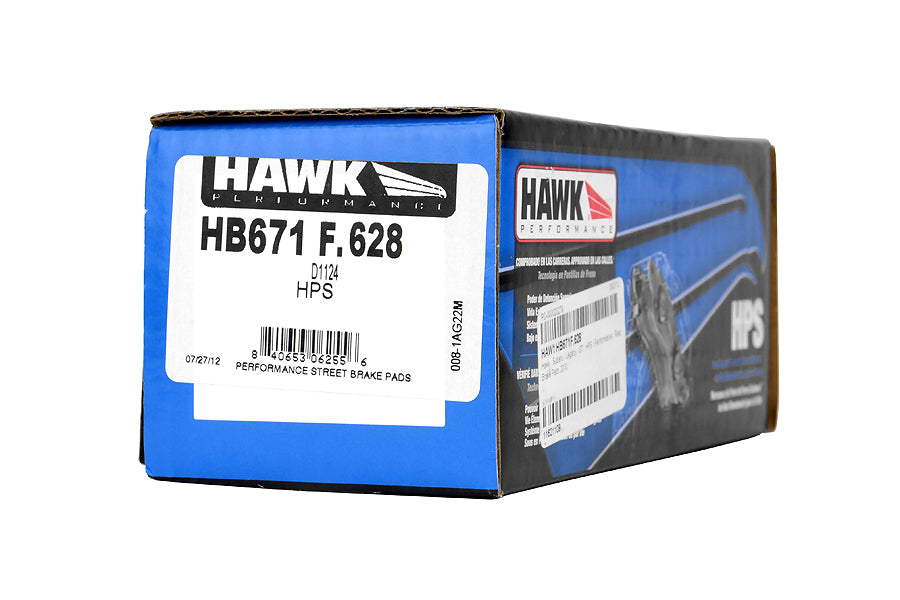 HWKHB671F.628 Hawk HPS Brake Pads (Rear) - 2013+ FT86,