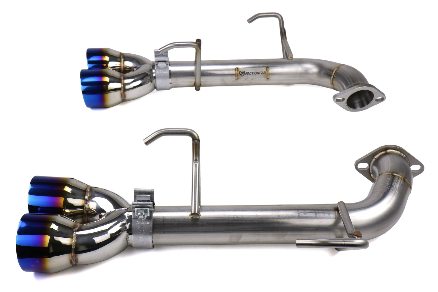 FFA1.10204.2 FactionFab Axle Back Exhaust - 2015-2019 WRX / STI-Burned,